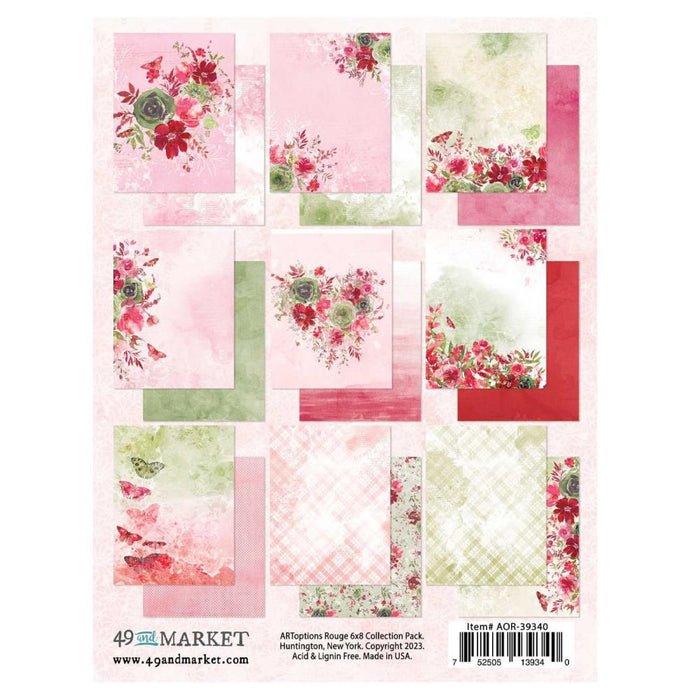 49 & Market ARToptions Rouge - 6x8 Collection Pack