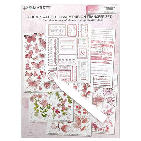 49 & Market Color Swatch Blossom - 6x8 Rub-Ons