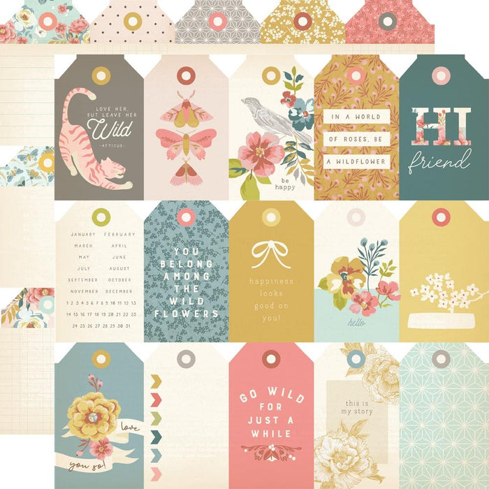 Simple Stories Wildflower - Tag Elements