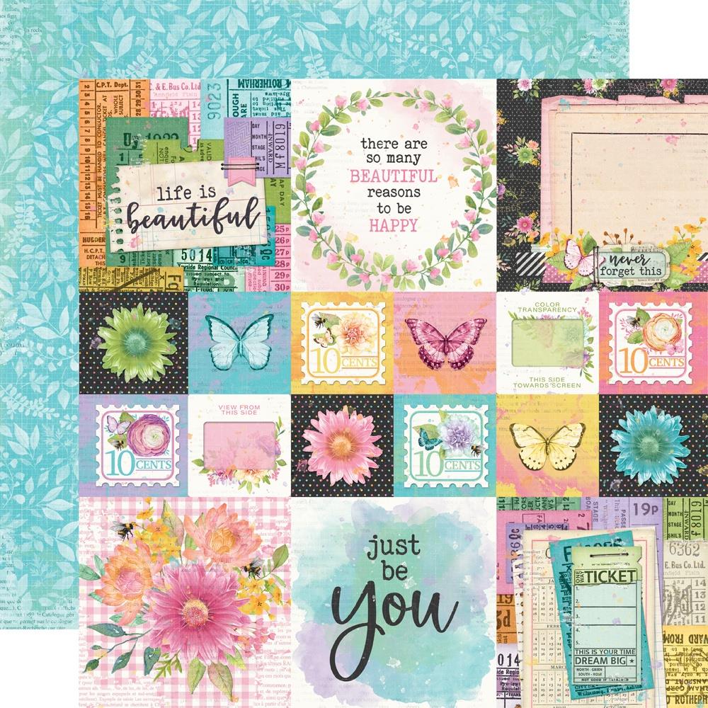 Simple Stories Simple Vintage Life In Bloom - 2x2 & 4x4 Elements