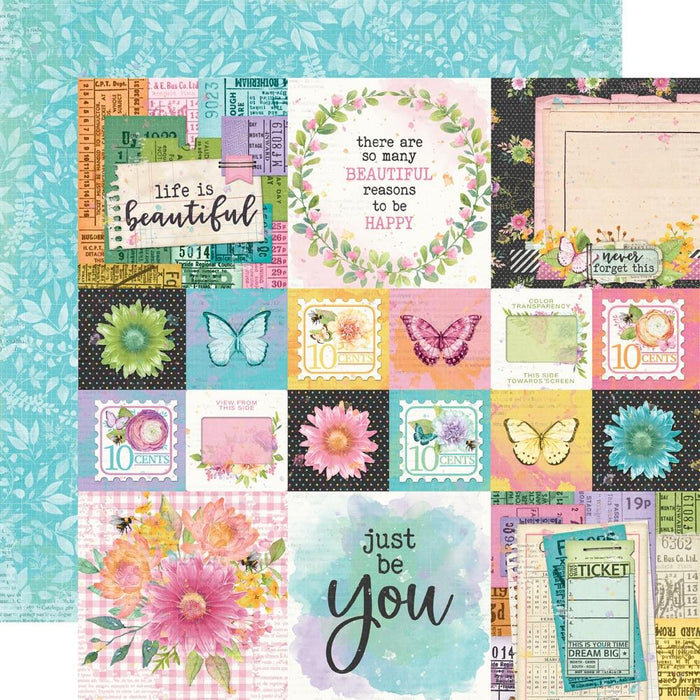 Simple Stories Simple Vintage Life In Bloom - 2x2 & 4x4 Elements