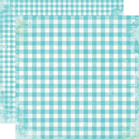 Simple Stories Simple Vintage Life In Bloom - Teal Gingham