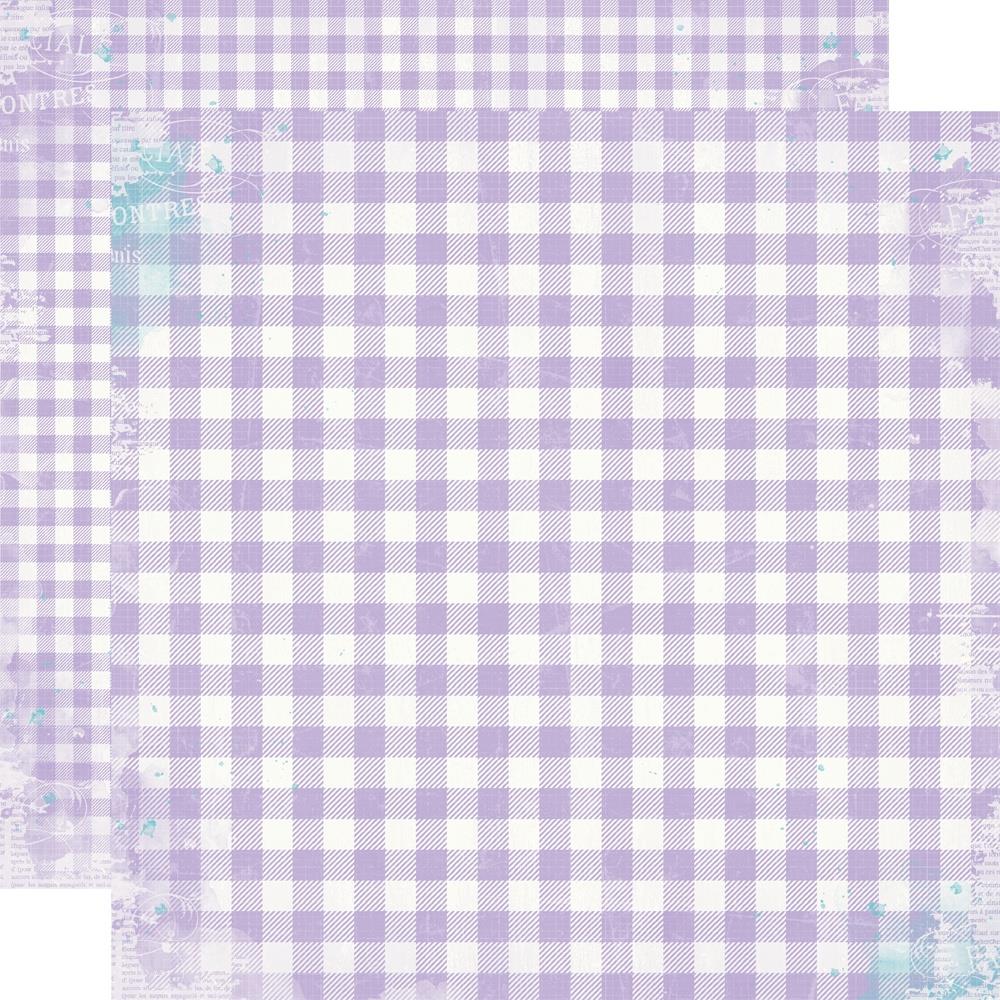 Simple Stories Simple Vintage Life In Bloom - Lilac Gingham