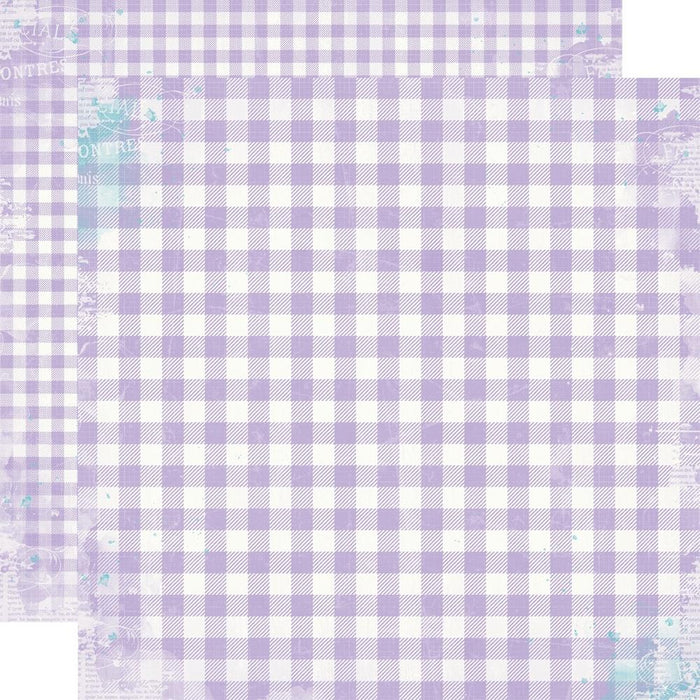 Simple Stories Simple Vintage Life In Bloom - Lilac Gingham