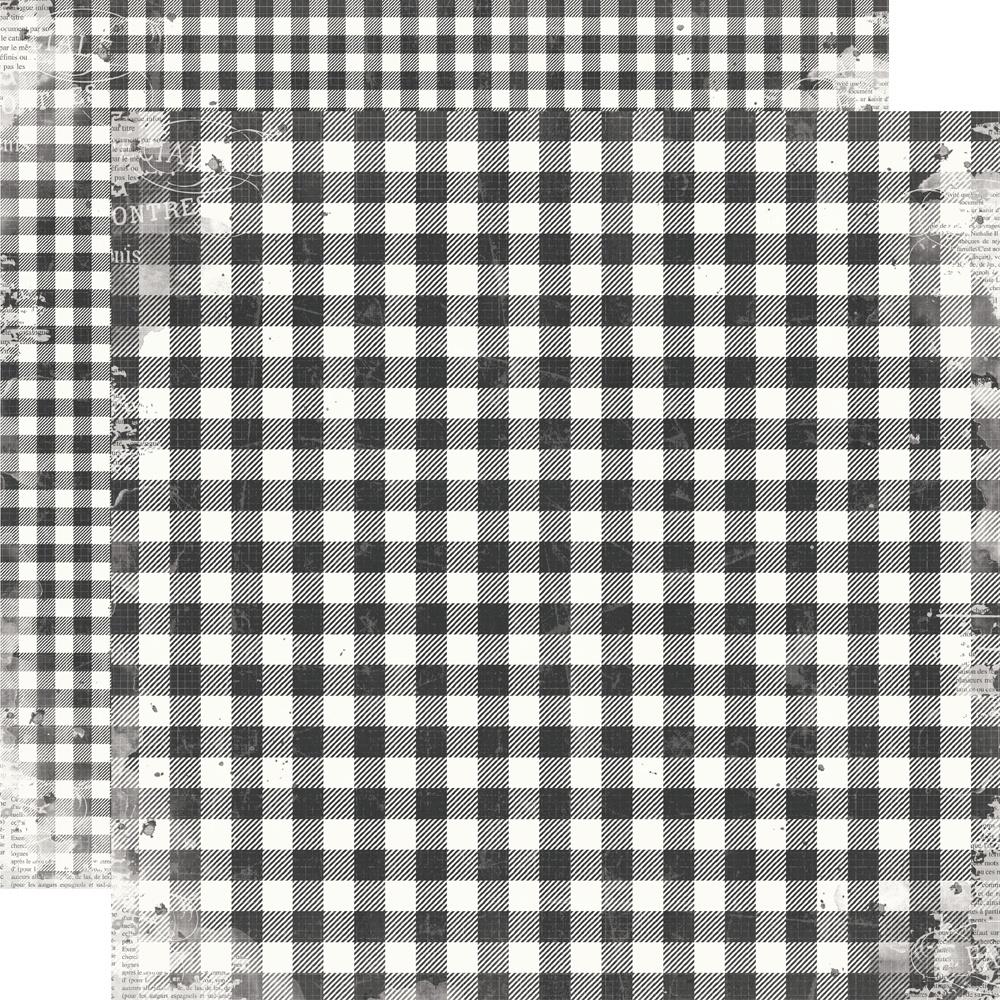 Simple Stories Simple Vintage Life In Bloom - Black Gingham