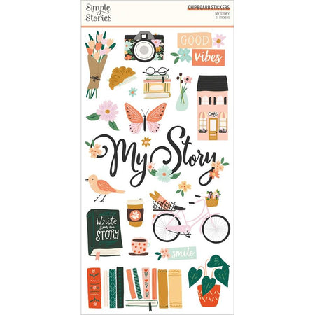 Simple Stories My Story - Chipboard Stickers