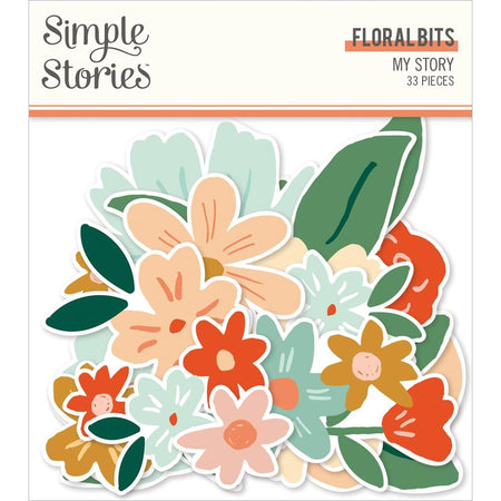 Simple Stories My Story - Floral Bits & Pieces