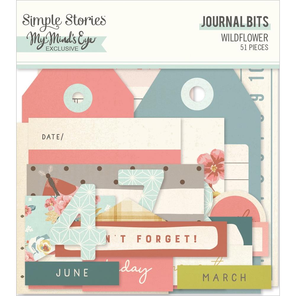 Simple Stories Wildflower - Journal Bits & Pieces