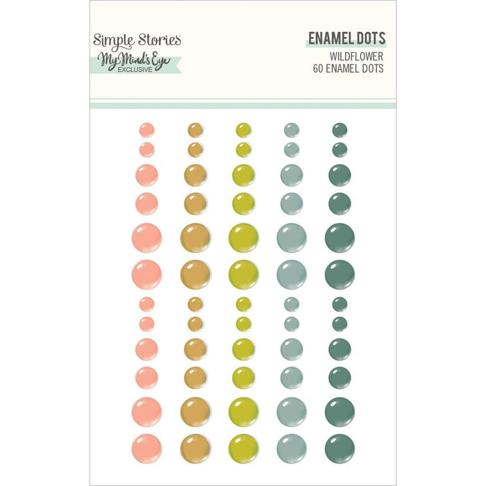 Simple Stories Wildflower - Enamel Dots