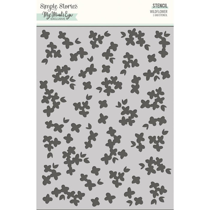 Simple Stories Wildflower - 6x8 Wildflower Stencil