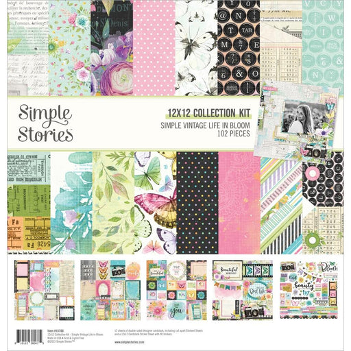 Simple Stories Simple Vintage Life In Bloom - 12x12 Collection Kit