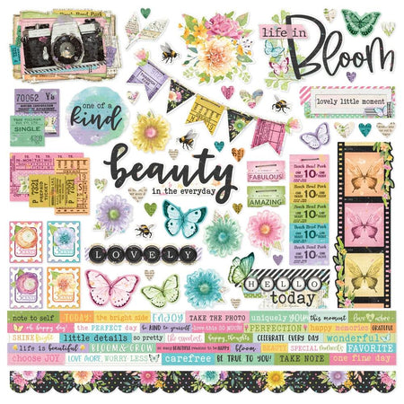 Simple Stories Simple Vintage Life In Bloom - Combo Stickers