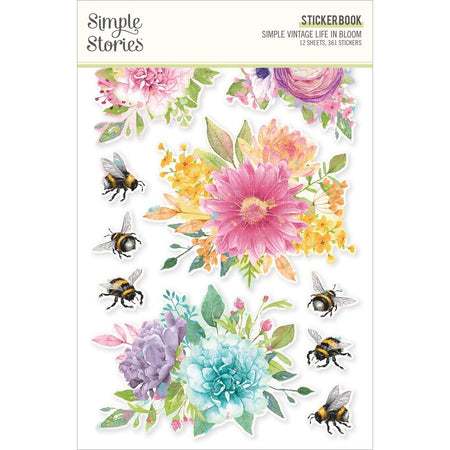 Simple Stories Simple Vintage Life In Bloom - Sticker Book