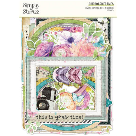Simple Stories Simple Vintage Life In Bloom - Chipboard Frames