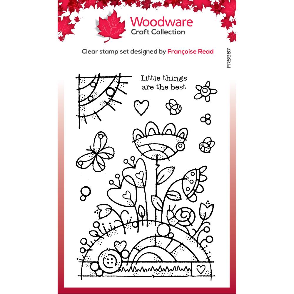 Woodware Clear Magic Stamp - Flower Mound