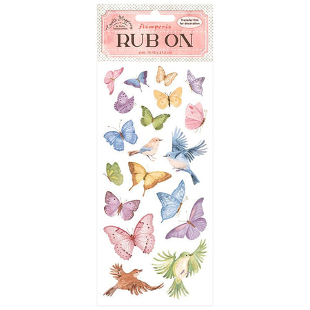 Stamperia Create Happiness Welcome Home - Rub-On Butterfly