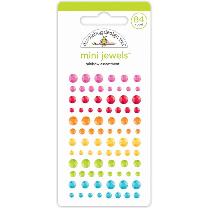 Doodlebug Design Over The Rainbow - Rainbow Assortment Mini Jewels