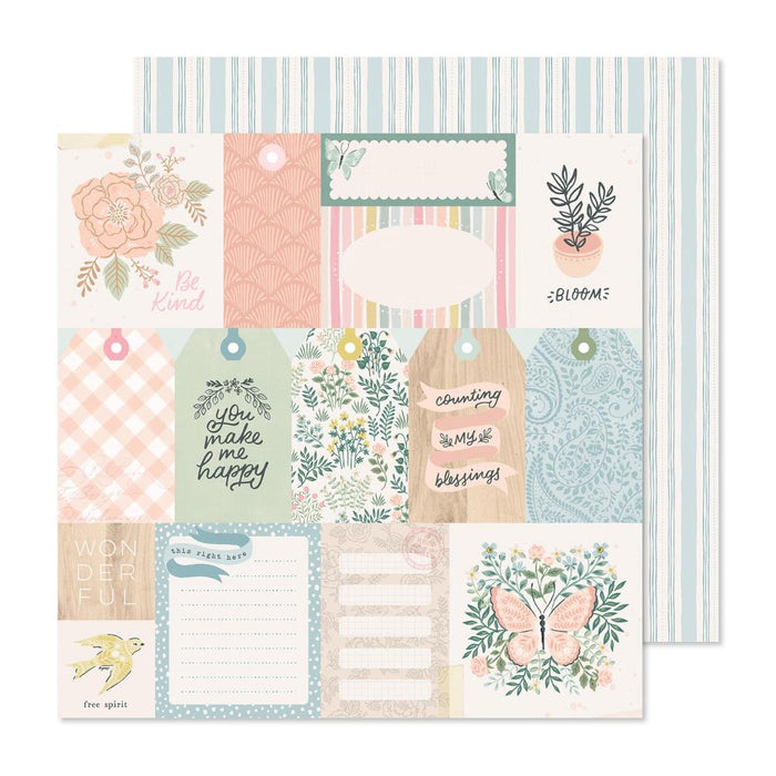 Crate Paper Gingham Garden - Be Kind