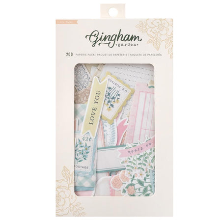 Crate Paper Gingham Garden - Paperie Pack