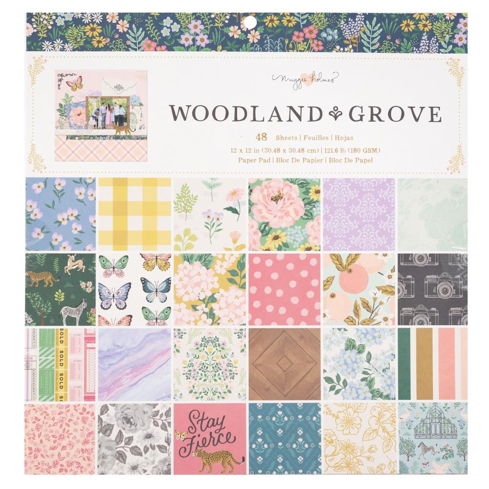 American Crafts Maggie Holmes Woodland Grove - 12x12 Pad