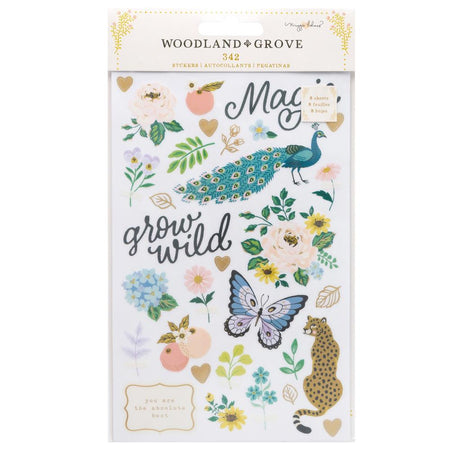 American Crafts Maggie Holmes Woodland Grove - Sticker Book
