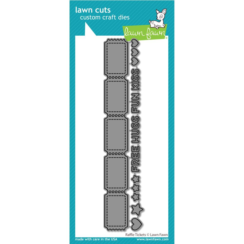 Lawn Fawn Craft Die - Raffle Tickets