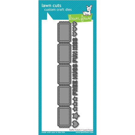 Lawn Fawn Craft Die - Raffle Tickets