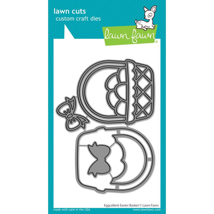 Lawn Fawn Craft Die - Eggcellent Easter Basket