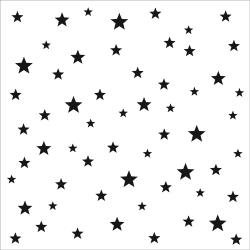Crafter's Workshop 6x6 Template - Starry Stars