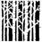Crafter's Workshop 6x6 Template - Birch Trees