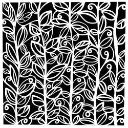 Crafter's Workshop 6x6 Template - Leafy Vines
