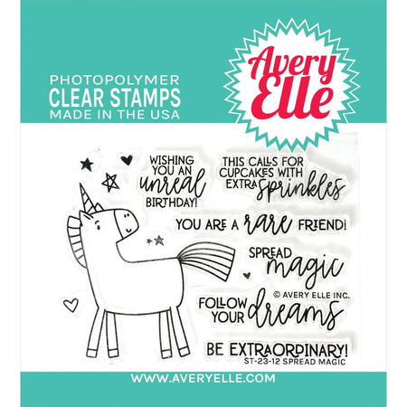 Avery Elle Clear Stamps - Spread Magic