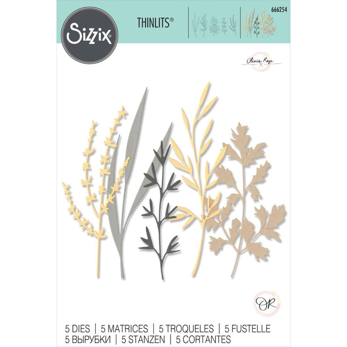 Sizzix Thinlits Die - Woodland Stems
