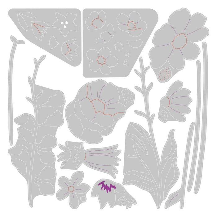 Sizzix Thinlits Die - In The Meadow