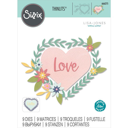 Sizzix Thinlits Die - Hello Love