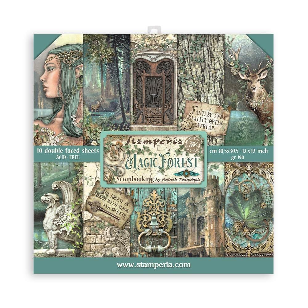 Stamperia Magic Forest - 12x12 Paper Pack