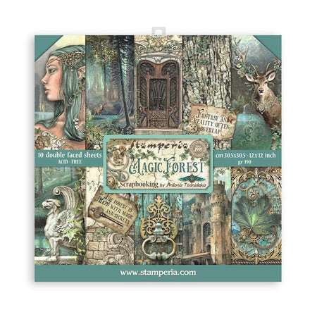 Stamperia Magic Forest - 12x12 Paper Pack