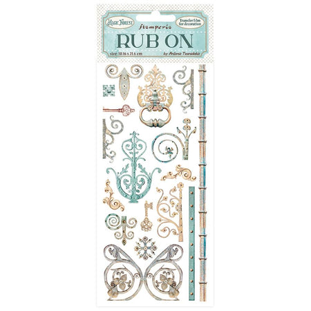 Stamperia Magic Forest - Rub-Ons Keys & Decorations