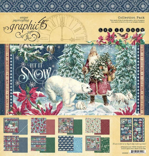 Graphic 45 Let It Snow - 12x12 Collection Pack