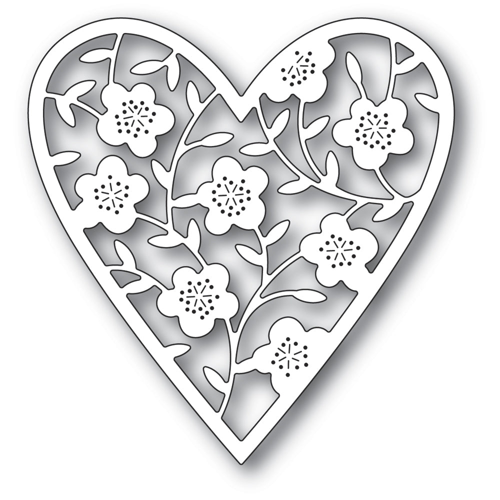 Memory Box Die - Floral Bouquet Heart