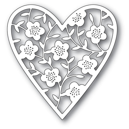 Memory Box Die - Floral Bouquet Heart