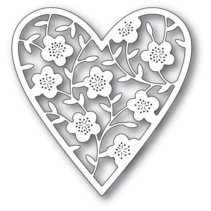 Memory Box Die - Floral Bouquet Heart