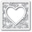 Memory Box Die - Lavonia Heart Frame