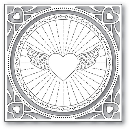 Memory Box Die - Winged Heart Frame