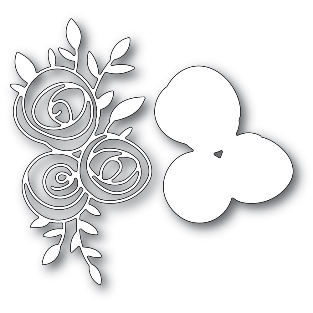 Memory Box Die - Scribble Rose Trio