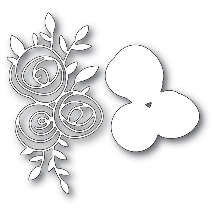 Memory Box Die - Scribble Rose Trio