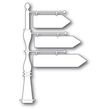 Memory Box Die - Old Fashioned Sign Post