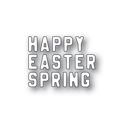 Memory Box Die - Mini Vintage Varsity Happy Spring