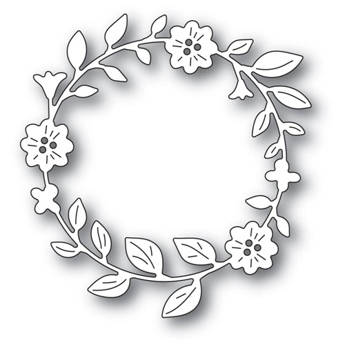 Memory Box Die - Bellflower Circle Wreath
