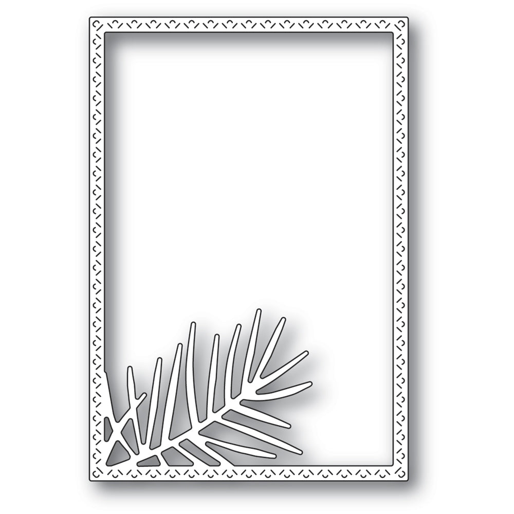 Memory Box Die - Pointed Pine Needle Frame